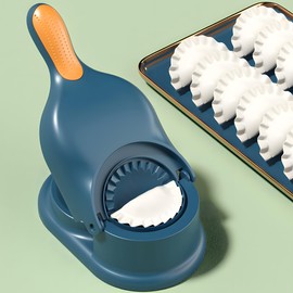 Retoo Dumpling Maker and Dumpling Machine, 2 in 1 Dumpling Maker with Filling Aid, Ergonomic Non-Slip Handle, BPA Free, Non-Stick, Easy Cleaning, Saves Time, Perfect for Ravioli, Wontons, Pelmeni