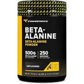 Primaforce- ?Beta Alanina en Polvo 500 Gramos (1.1lbs) Sin Sabor Suplemento Pre Entrenamiento y Post