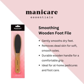 Manicare Hornhautfeile aus Holz
