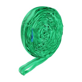 PATIKIL Lifting Straps for Hoist, 315 Inch 1 Pcs Round Slings Polyester Rigging Endless Ratchet Strap Poly Lifting Slings 4409 Lbs Vertical Capacity, Green