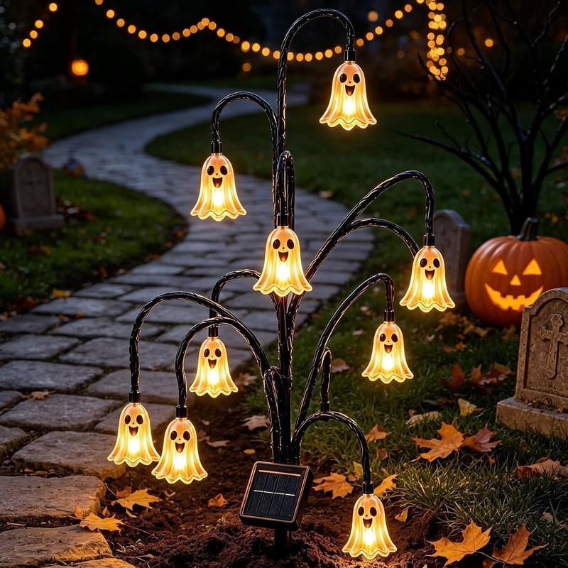 Luz Solar para Jardín VSXL6G8FO230UIB3 – Farol Fantasma Vintage