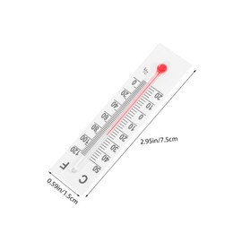 CAXUSD 30Pcs Miniature Thermometer Temperature Gauge for Dollhouse Accessories Greenhouse Use and Decorative Home Displays for Miniature Crafts and Decor
