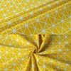 Deggodech Round Tablecloth Cotton Linen Round Table Cloth Washable Yellow