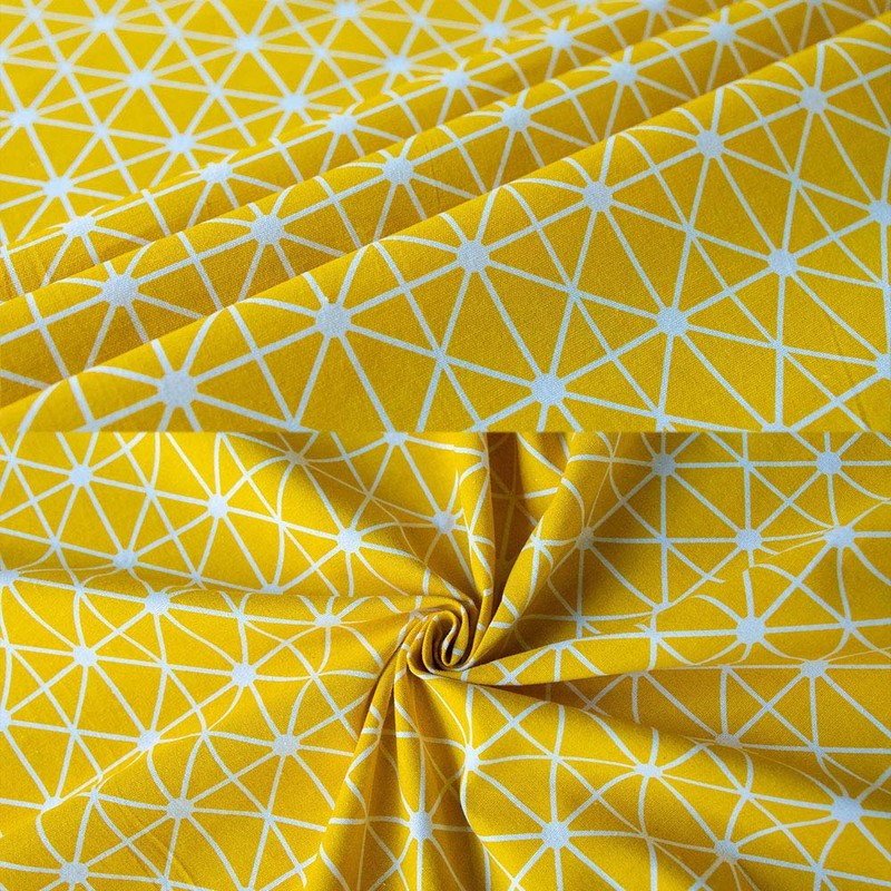 Deggodech Round Tablecloth Cotton Linen Round Table Cloth Washable Yellow