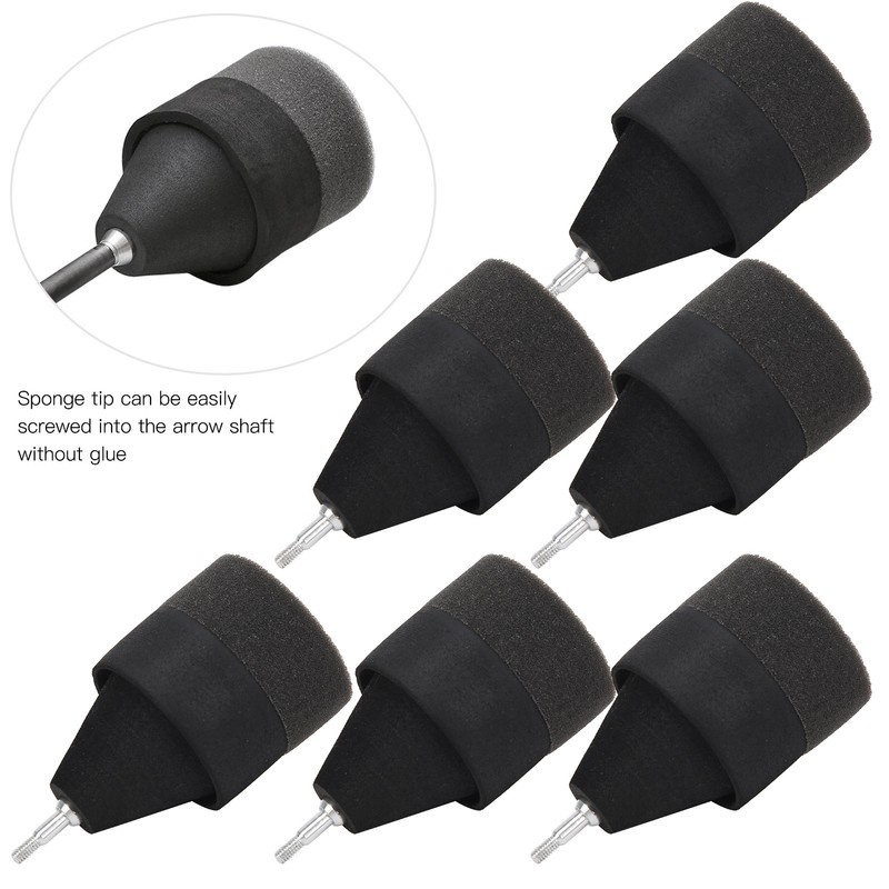 6pcs Sponge Soft Arrowhead Outdoor Bow for CS Archery Game