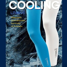 Genuine Runwave Korean Premium Cool Leg Sleeves for Men and Women, UV Protection Leg Warmers LW Korean Cool Leg Warmers (Men's) Sky 2ea