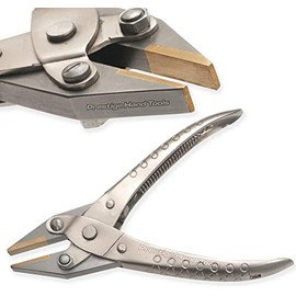 Parallel Action Flat Nose Pliers with Brass Jaws Jewellery Making Tools Opticians Hobbies and Creative Art Craft Tools Gift Ideas 130 mm PTL®
