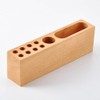 Hosoncovy Wooden Pen Holder Pencil Holder with Cellphone Stand Business