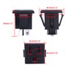weideer 3Pcs 3 Pins US Power Socket Plug Panel AC