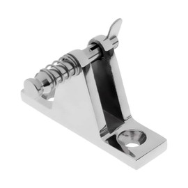 POFET 4pcs Heavy Duty 316 Stainless Steel Marine Boat Canopy Cover Deck Mount Bimini Top Fitting with Removable Quick Release Pin