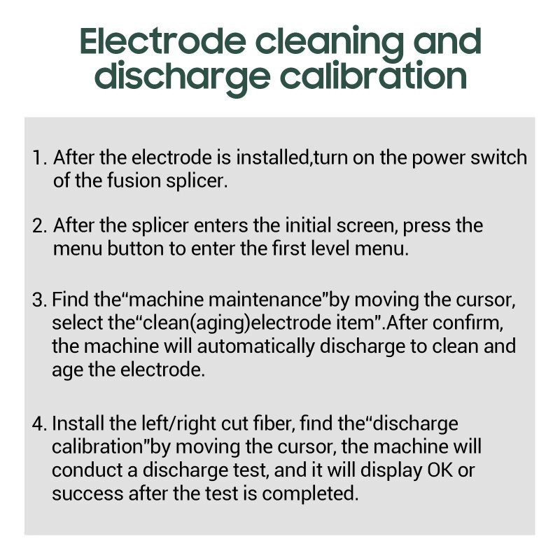 TAWAA Optic Fiber Electrodes Fit for Fusion Splicer KomShine FX39/EX39