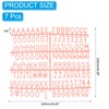 PATIKIL 3/4 Inch Letter Board Letters Only, 7 Pcs 1029