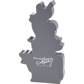 Primitives by Kathy Floral Farm Animals Decorative Sitter Gray