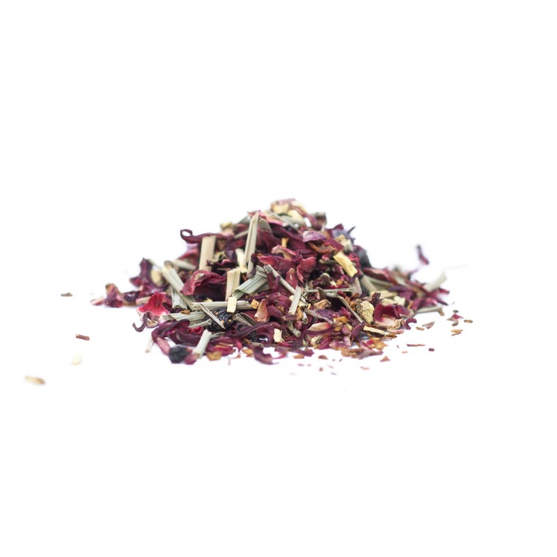 JusTea LITTLE BERRY HIBISCUS | Loose Leaf Herbal Tea with