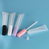 COSIDEA 50pcs Empty Black 15ml Lip Gloss Tubes with Wand