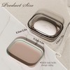 Soap Box, Travel Soap Dishes with Draining Grid, Waterproof Soap