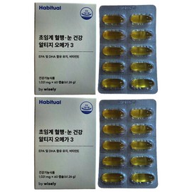 Wisely Supercritical Blood Circulation Eye Health AltiZomega 3, 120 tablets in total / 와이즐리 초임계 혈행 눈건강 알티지오메가3 총 120정
