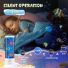 weneasker Sensory Fish Lamp with 16 RGB Colors, Silent Operation,