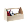 Artemio Wooden Tool Box 30 cm, Wood, Beige, 30 cm