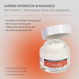 ADVANCED CLINICALS CREMA GEL FACIAL VITAMINA C ILUMINADORA ANTI-EDAD CON INGREDIENTES ANTIOXIDANTES 59ML