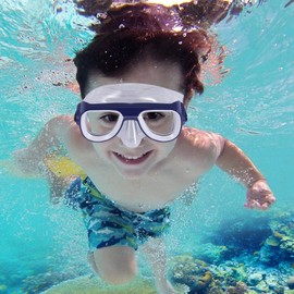 Hacbop Children Safe Snorkeling Diving + Snorkel Set Swimming Set For Kid 3-8 Years