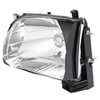HECASA Pair Headlights w/Bulbs Compatible with 2001-2004 Toyota Tacoma Halogen