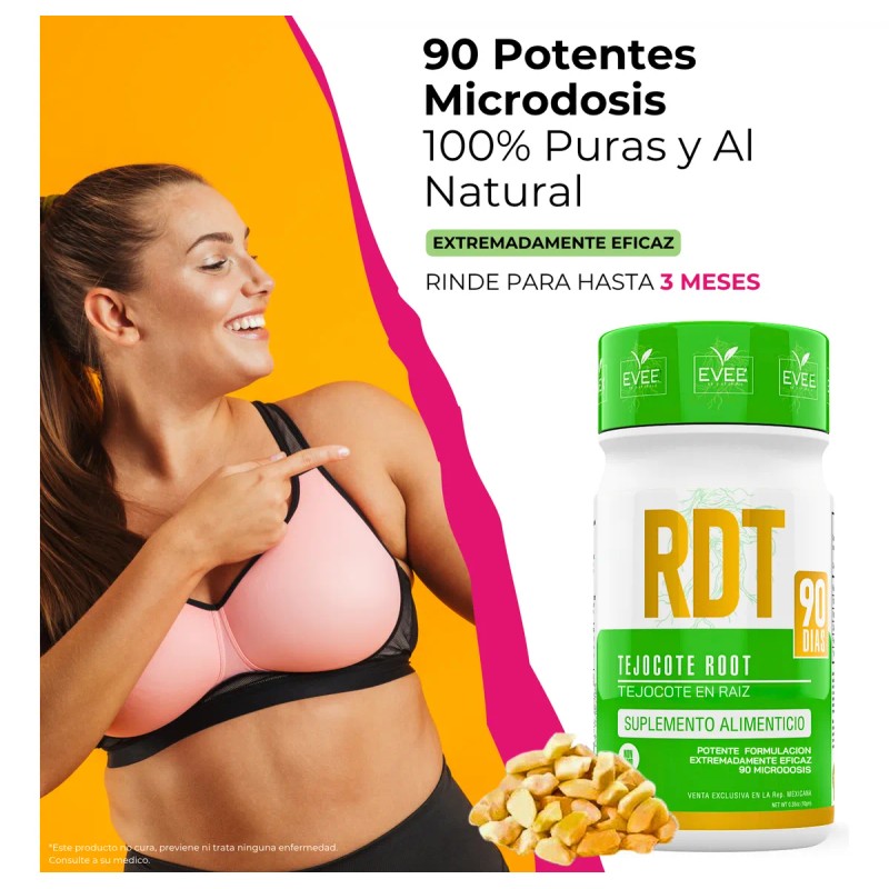 Rdt Raiz 100% Pura Al Natural En Trozos 90 Microdosis