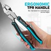 DURATECH 9.5 INCH High Leverage Linemans Pliers, Heavy Duty Side