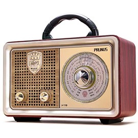 AM FM Shortwave Radio Retro Portable Transistor Radio, AC Battery Powered Radio with 3-Way Power Sources, Enhanced Bass, AUX TF Card USB Disk MP3 Player[2021 Upgraded Version]