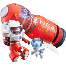 TENGA Robot Space Tenga DX Rocket Mission Set, Non-scale, ABS, Pre-painted Complete Transforming Toy