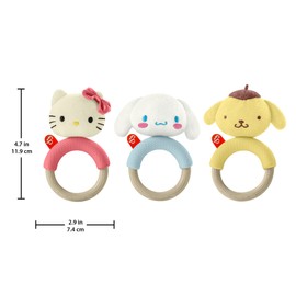 Fisher Price Sanrio Baby HBP48 Soft Knit Peel Set of 3