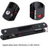 Hook Lock for Sliding Door, Hook Lock, One-sided Closure, Movable