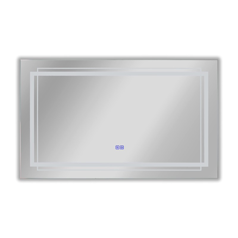 CHLOE Lighting Luminosity Back Lit Rectangular Touchscreen LED Mirror 3