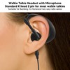 Two Way Radio Earpiece Universal K Head 2 Pin Electroplating