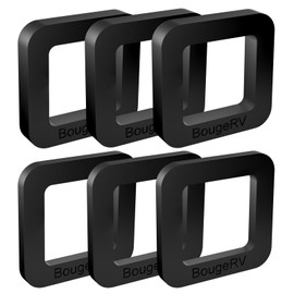 BougeRV 6 Pack 2 Inch Hitch Receiver Silencer Pad Reduce Rattle and Noise Between Receivers and Tow Hitches, Multiple Size Combination, Fits Any 2 Inch Trailer Hitch Receiver