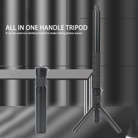 Selfie Stick Tripod, Invisible Bullet Time Selfie Handle 360° Rotatable Camera Bullet Time Bundle Foldable Phone Tripod Stand for ONE X3 ONE X2 ONE R ONE X ONE EVO