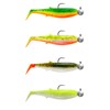 Savage Gear Cannibal Shad Mix - 4 Mounted Rubber Fish