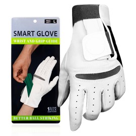 HPLSZCN Golf Gloves for Men, Removable Corrective Golf Gloves for Men Left Handed Golfer - Perfect for All Golfers(L)