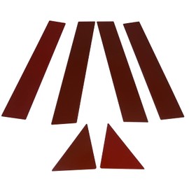 SPEC-D TUNING Chrome Door Pillar Covers Window Trims Compatible with 2005-2010 Chrysler 300 300C, 2005-2008 Dodge Magnum