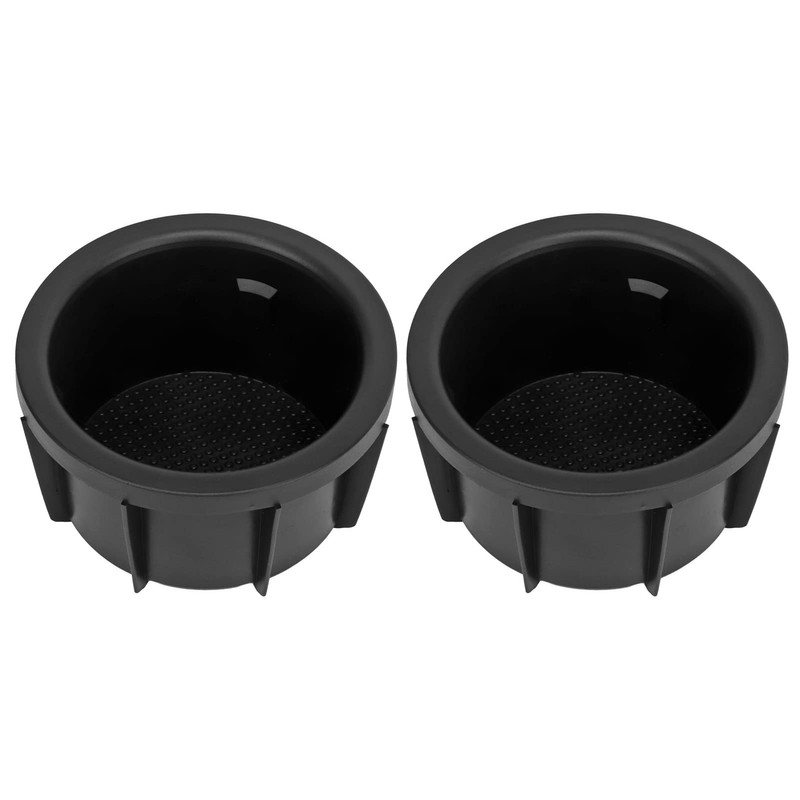 2pcs Console Box Cup Holder Insert Rubber Material for 2006-2012