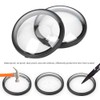 for gopro 360 Covers Senyar Lens Cover, 2PCS Metal Optical