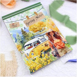 Dwpetzo Journal Sticker Book for Adults Journaling,20 Unique Sheets of Dual-Material Pre-Cut Junk Journal Stickers for Scrapbooking Supplies, Bullet Journals, Bujo, DIY Crafts Art