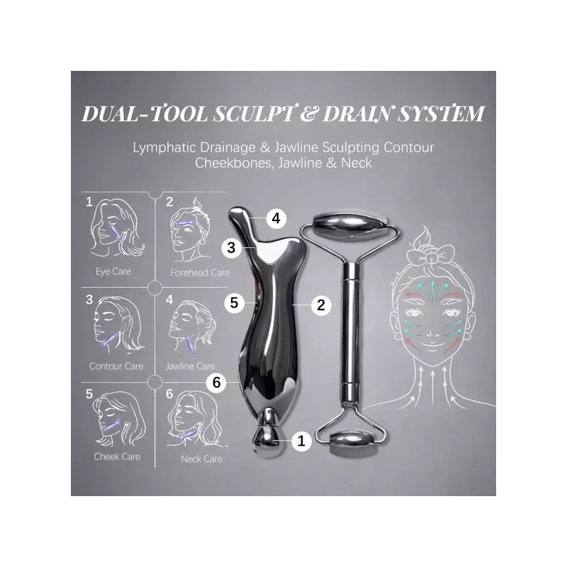 Please Refer to Product Description 303 스테인리스 스틸 페이스 롤러