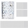 Transparent Seal Binder Star Pattern Sticker Pad M5 Notebook Pocket