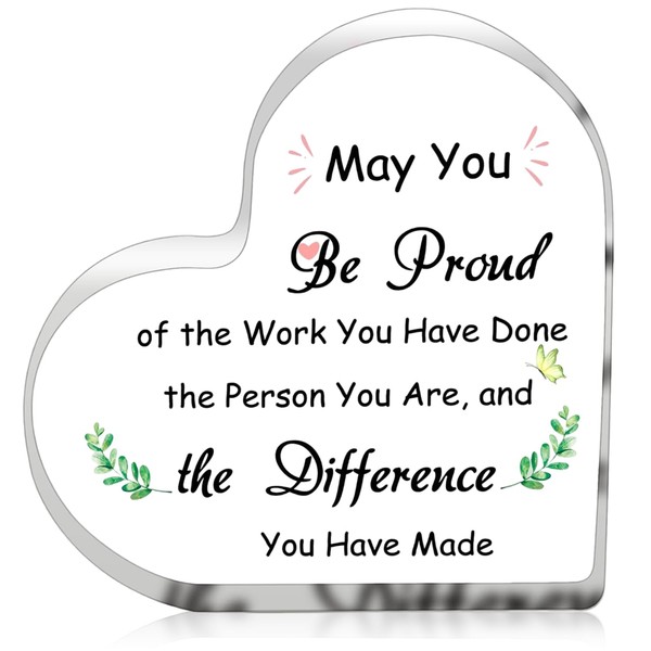 Thank You Gift, Acrylic Crystal Decor Leaving Gifts Great Gift