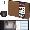 Office Werks Executive Check Binder with Calculator & Pen Included