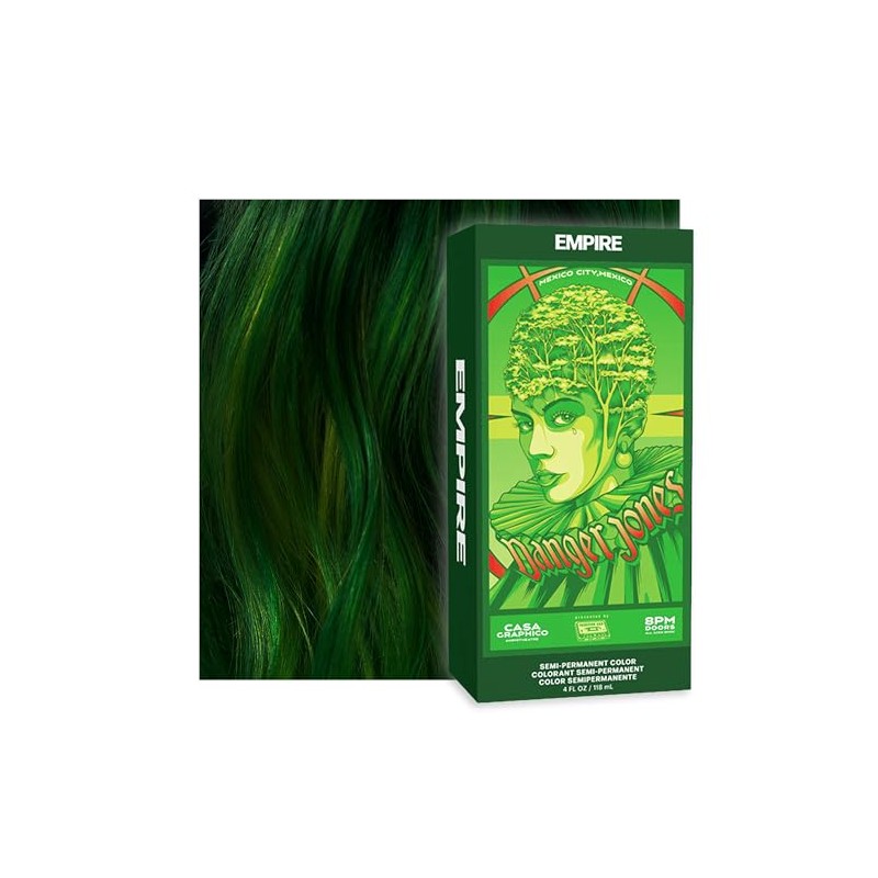 Danger Jones Tinte Semipermanente para El Cabello (Imperio - Verde)