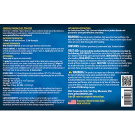 General Finishes Oil Based Gel Topcoat, 1/2 Pint, Satin