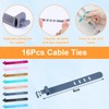 Cable Tidy Box with Lid, 2 Pcs Cable Tidy Management