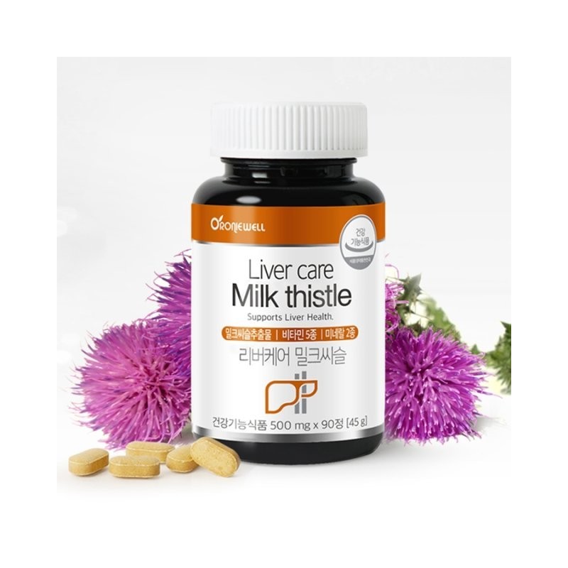 [Roniwell] Rivercare Milk Thistle 90 tablets, 2-pack gift set, none
